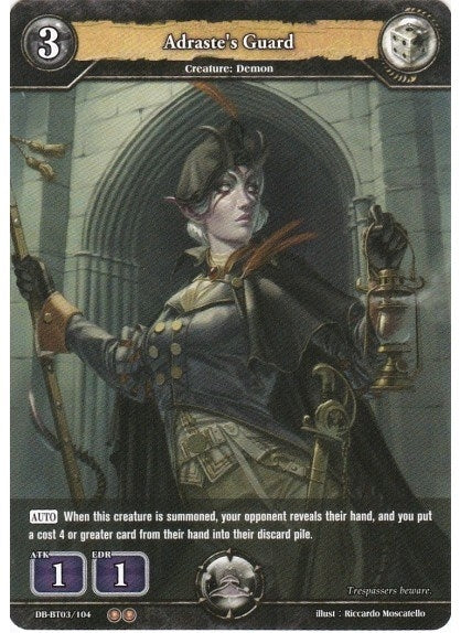 Adraste’s Guard (3104) [BP03] - Dragoborne Single