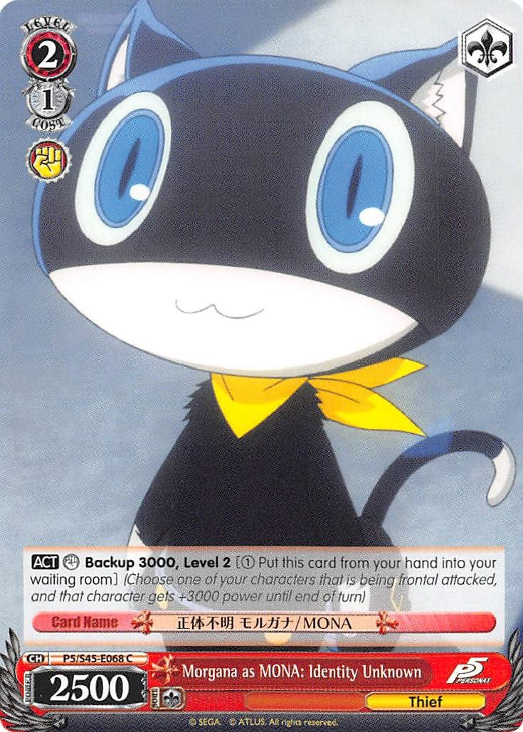 Morgana as MONA: Identity Unknown (545068) [P5/S45] - Weiss Schwarz Single