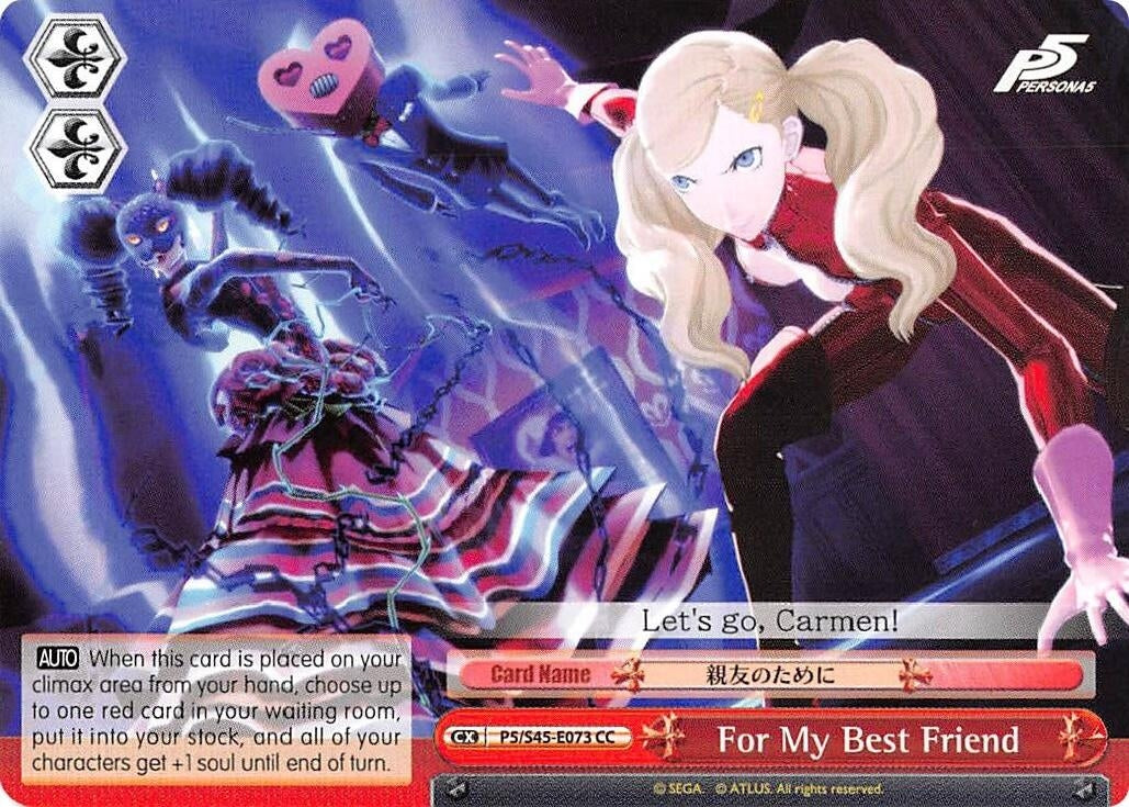 For My Best Friend (545073) [P5/S45] - Weiss Schwarz Single