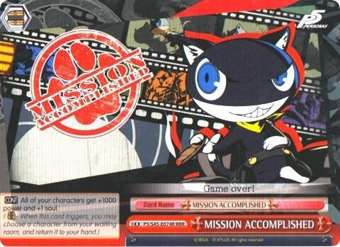 MISSION ACCOMPLISHED (RRR) (545074) [P5/S45] - Weiss Schwarz Single