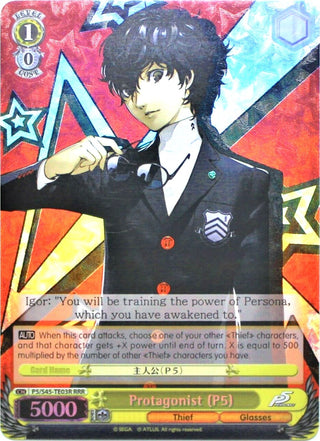 Protagonist (P5) (RRR) (54503) [P5/S45] - Weiss Schwarz Single