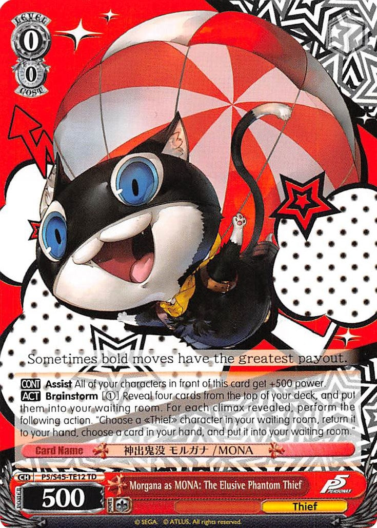 Morgana as MONA: The Elusive Phantom Thief (54512) [P5/S45] - Weiss Schwarz Single