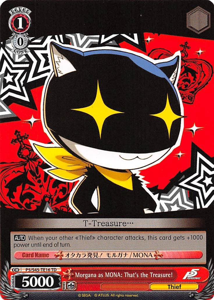 Morgana as MONA: That’s the Treasure! (54516) [P5/S45] - Weiss Schwarz Single