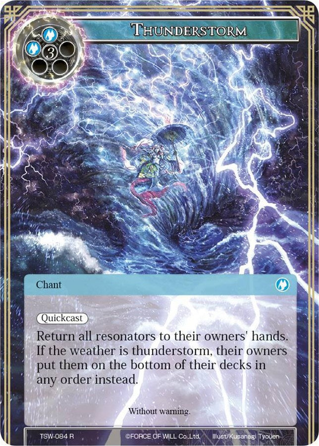 Thunderstorm (84) [TSW] - Force of Will Single