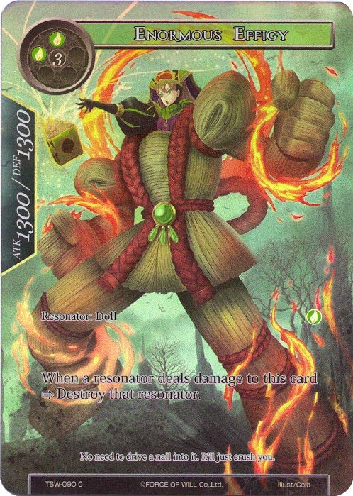 Enormous Effigy (Full Art) (90) [TSW] - Force of Will Single
