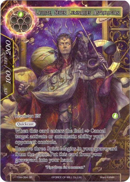 Laurite Seven Luminaries Astrologian (Full Art) (94) [TSW] - Force of Will Single