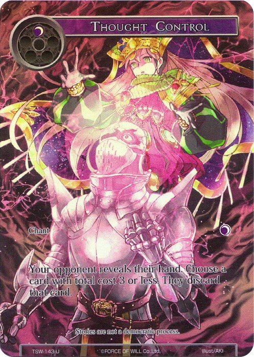 Thought Control (Full Art) (143) [TSW] - Force of Will Single
