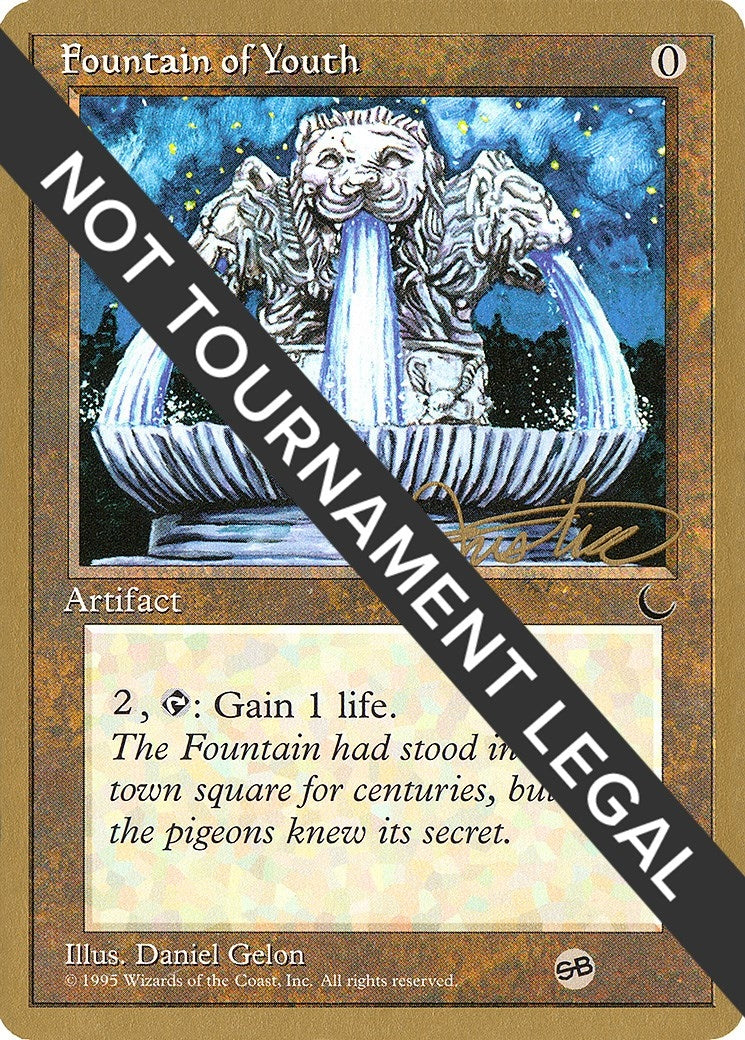 Fountain of Youth - 1996 Mark Justice (DRK) (SB) [WCD] - MTG Single