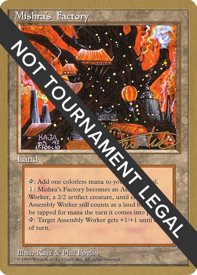 Mishra’s Factory - 1996 Mark Justice (4ED) [WCD] - MTG Single