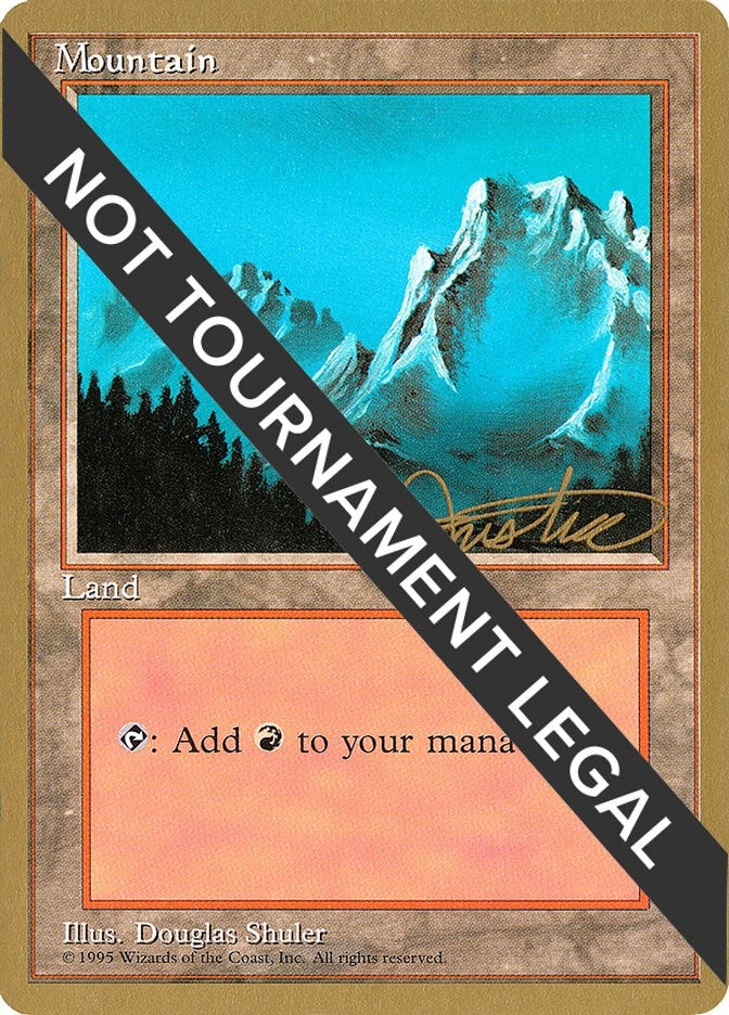 Mountain (B) - 1996 Mark Justice (4ED) [WCD] - MTG Single