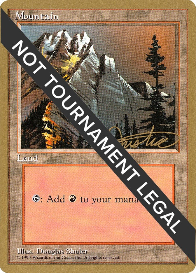 Mountain (A) - 1996 Mark Justice (4ED) [WCD] - MTG Single
