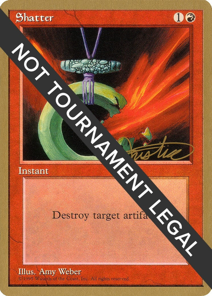Shatter - 1996 Mark Justice (4ED) [WCD] - MTG Single