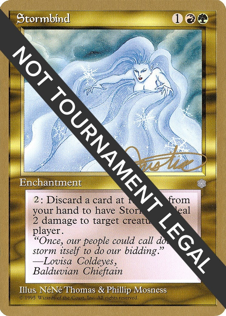 Stormbind - 1996 Mark Justice (ICE) [WCD] - MTG Single