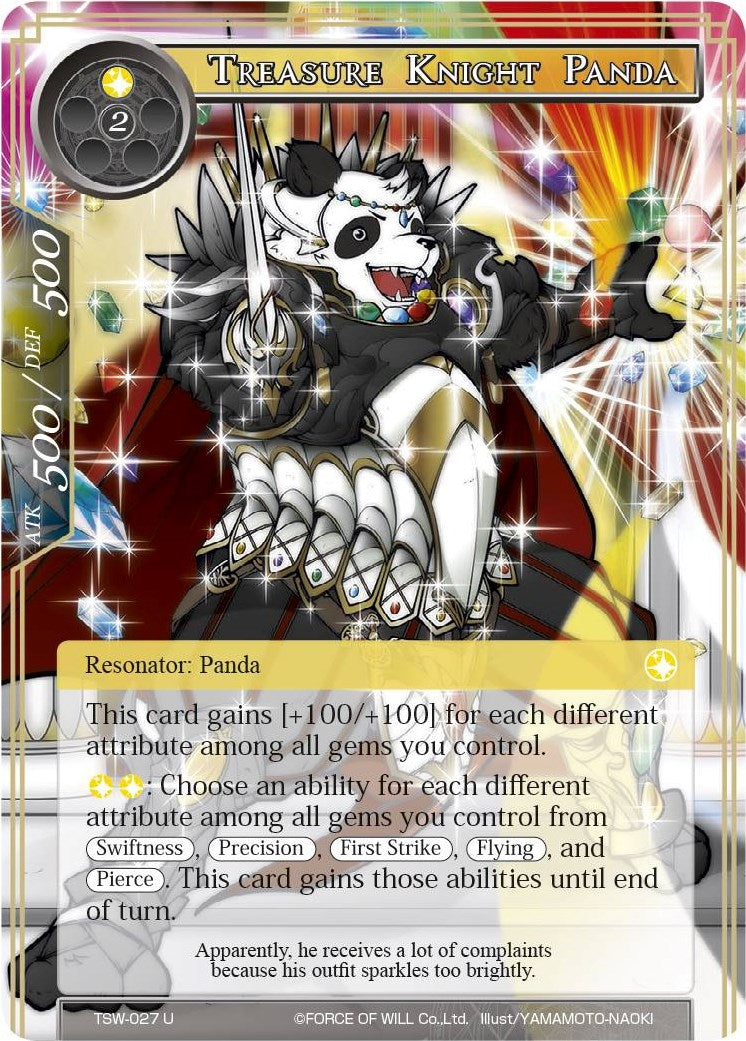 Treasure Knight Panda (27) [TSW] - Force of Will Single