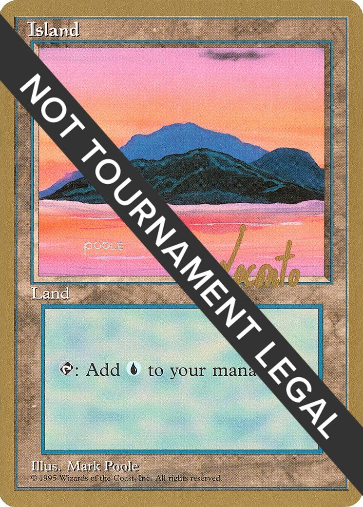 Island (C) - 1996 Michael Loconto (4ED) [WCD] - MTG Single