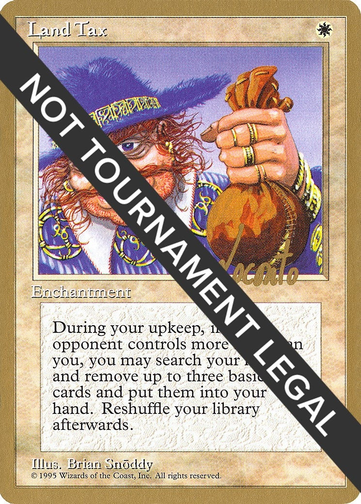 Land Tax - 1996 Michael Loconto (4ED) [WCD] - MTG Single
