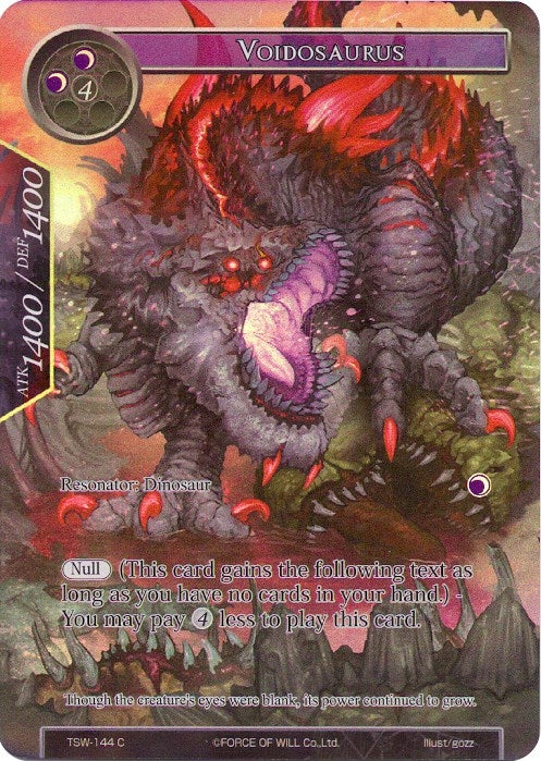 Voidosaurus (Full Art) (144) [TSW] - Force of Will Single