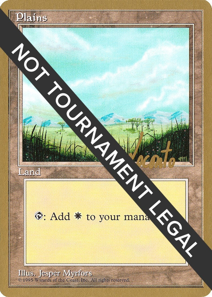 Plains (B) - 1996 Michael Loconto (4ED) [WCD] - MTG Single