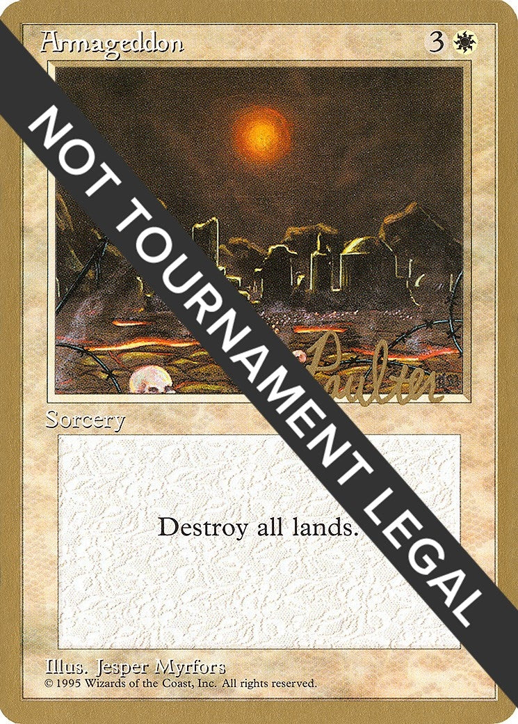 Armageddon - 1996 Preston Poulter (4ED) [WCD] - MTG Single