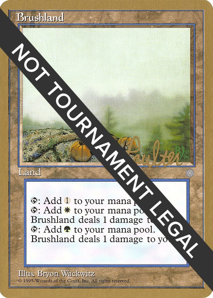 Brushland - 1996 Preston Poulter (ICE) [WCD] - MTG Single