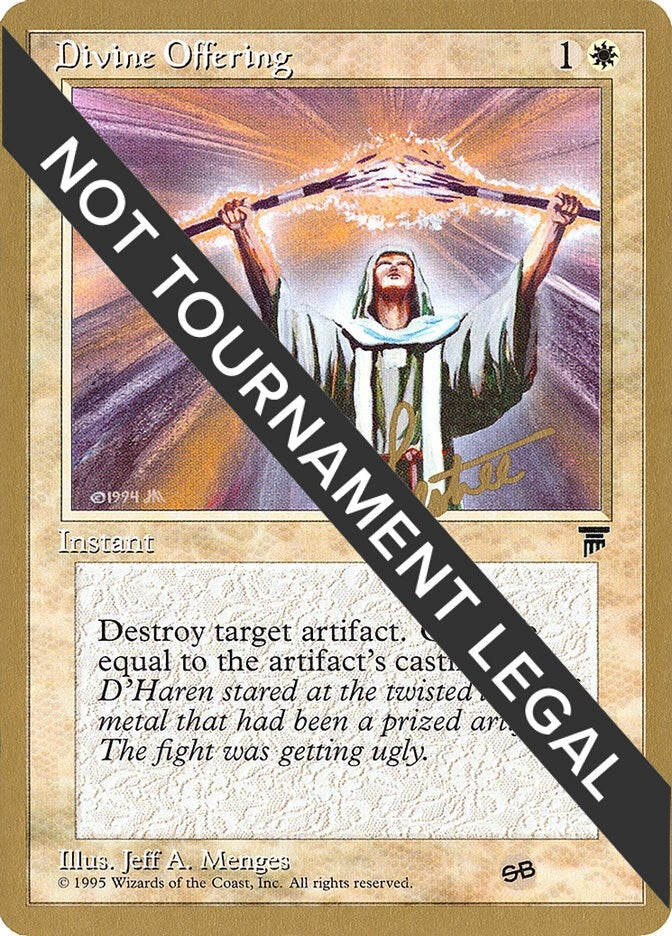 Divine Offering - 1996 Preston Poulter (LEG) (SB) [WCD] - MTG Single