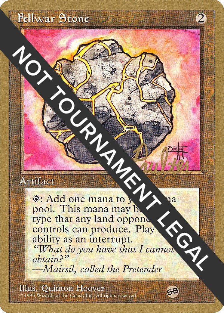 Fellwar Stone - 1996 Preston Poulter (4ED) (SB) [WCD] - MTG Single