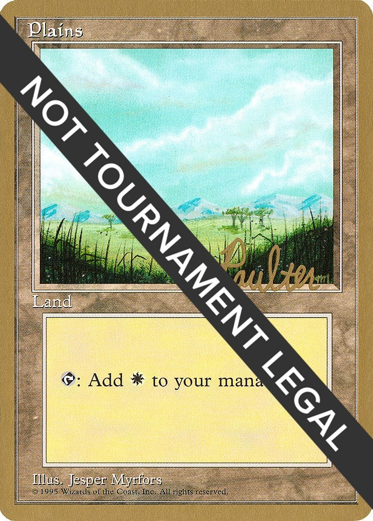 Plains (B) - 1996 Preston Poulter (4ED) [WCD] - MTG Single