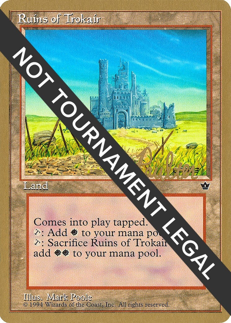 Ruins of Trokair - 1996 Preston Poulter (FEM) [WCD] - MTG Single