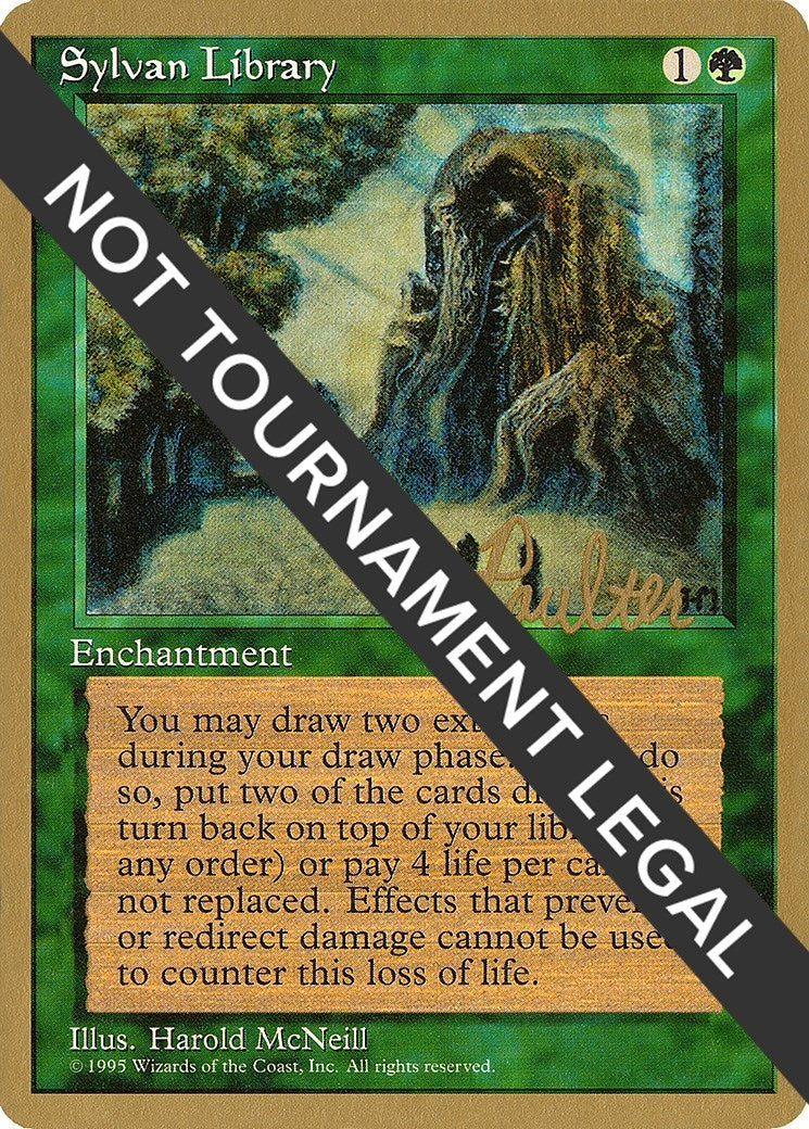 Sylvan Library - 1996 Preston Poulter (4ED) [WCD] - MTG Single