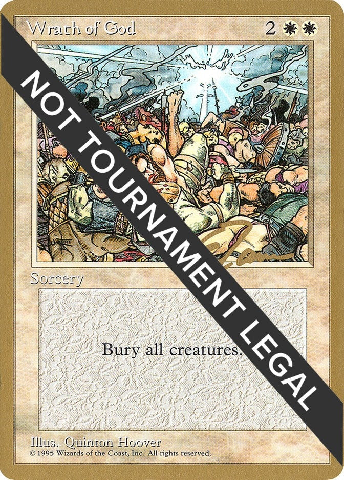 Wrath of God - 1996 Preston Poulter (4ED) [WCD] - MTG Single