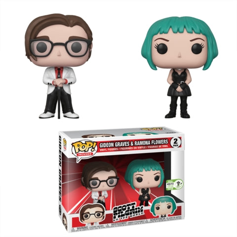 Scott Pilgrim vs. the World: Gideon Graves & Ramona Flowers 2-Pack (2018 ECCC Exclusive) [POP!] - Funko Sealed