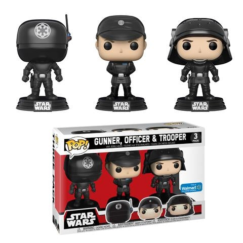 Star Wars: Gunner Officer & Trooper 3-Pack (Bobble-Head) [POP!] - Funko Sealed
