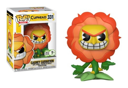 Cuphead: Cagney Carnation (2018 ECCC Exclusive) (331) [POP!] - Funko Sealed