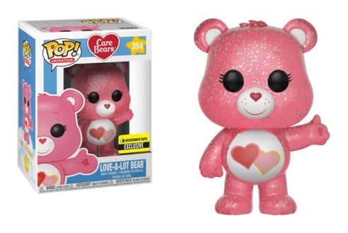 Care Bears: Love-A-Lot Bear (Glitter) (Entertainment Earth Exclusive) (354) [POP!] - Funko Sealed