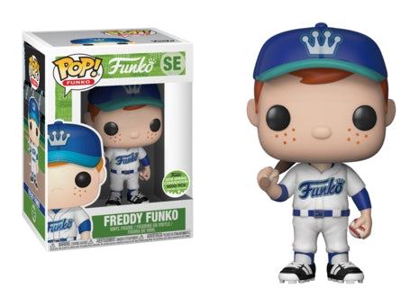 Freddy Funko (Baseball) (White Uniform) (Funko HQ Exclusive) (SE) [POP!] - Funko Sealed