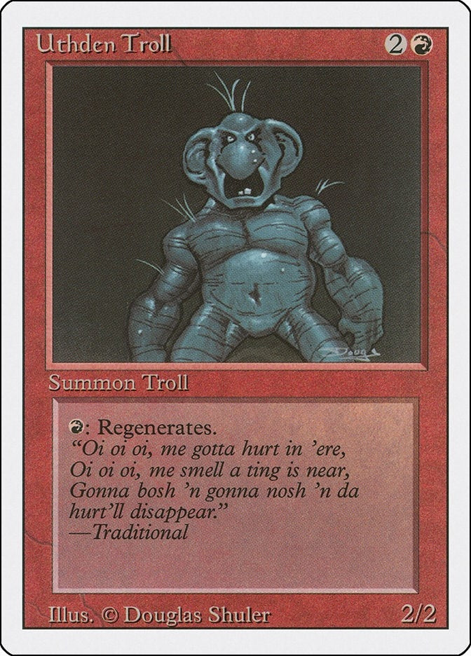 Uthden Troll [3ED] - MTG Single