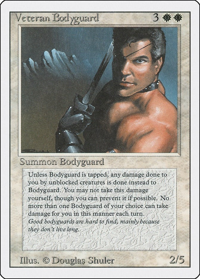 Veteran Bodyguard [3ED] - MTG Single