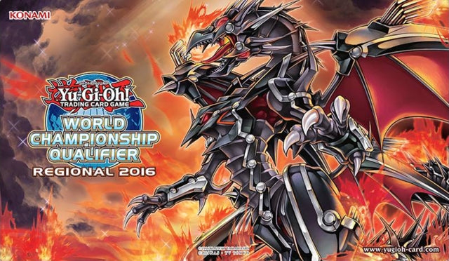 Yu-Gi-Oh! World Championship Qualifier Playmat: Red-Eyes Flare Metal Dragon - Playmats Sealed