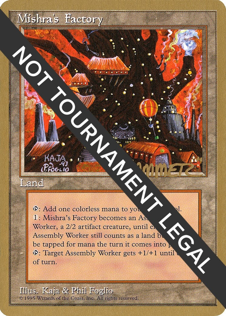 Mishra’s Factory - 1996 Shawn ’Hammer’ Regnier (4ED) [WCD] - MTG Single