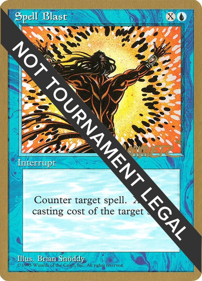 Spell Blast - 1996 Shawn ’Hammer’ Regnier (4ED) [WCD] - MTG Single