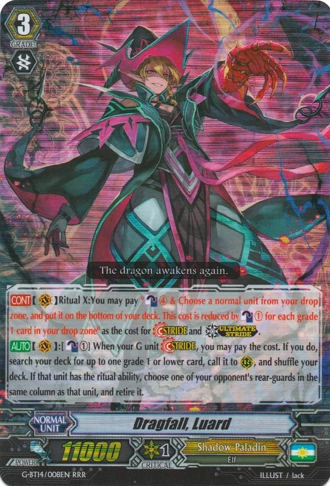 Dragfall Luard (14008) [G-BT14] - Cardfight Vanguard Single