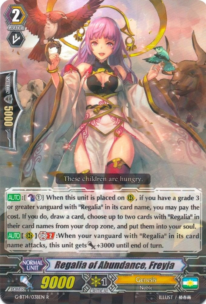 Regalia of Abundance Freyja (14038) [G-BT14] - Cardfight Vanguard Single
