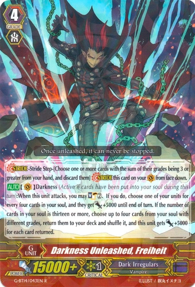 Darkness Unleashed Freiheit (14043) [G-BT14] - Cardfight Vanguard Single