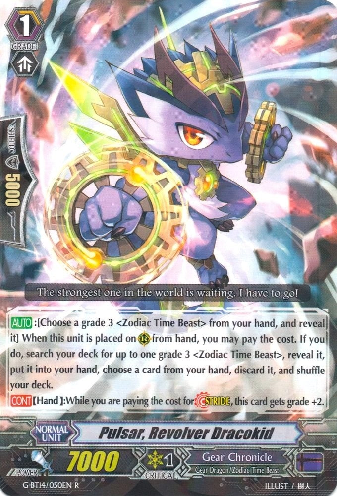 Pulsar Revolver Dracokid (14050) [G-BT14] - Cardfight Vanguard Single