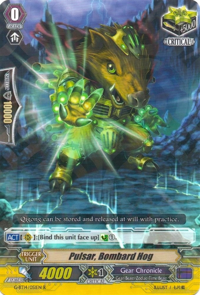 Pulsar Bombard Hog (14051) [G-BT14] - Cardfight Vanguard Single