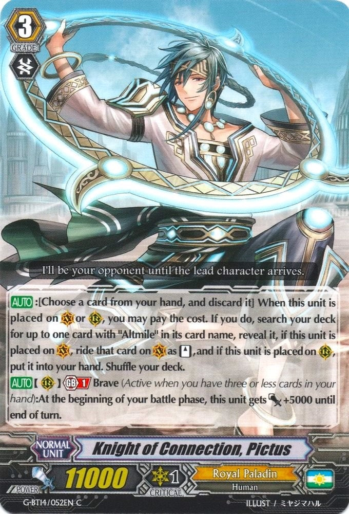 Knight of Connection Pictus (14052) [G-BT14] - Cardfight Vanguard Single