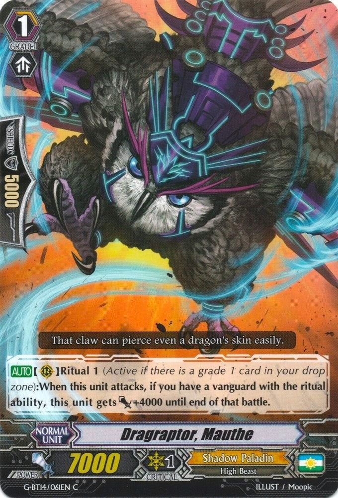 Dragraptor Mauthe (14061) [G-BT14] - Cardfight Vanguard Single