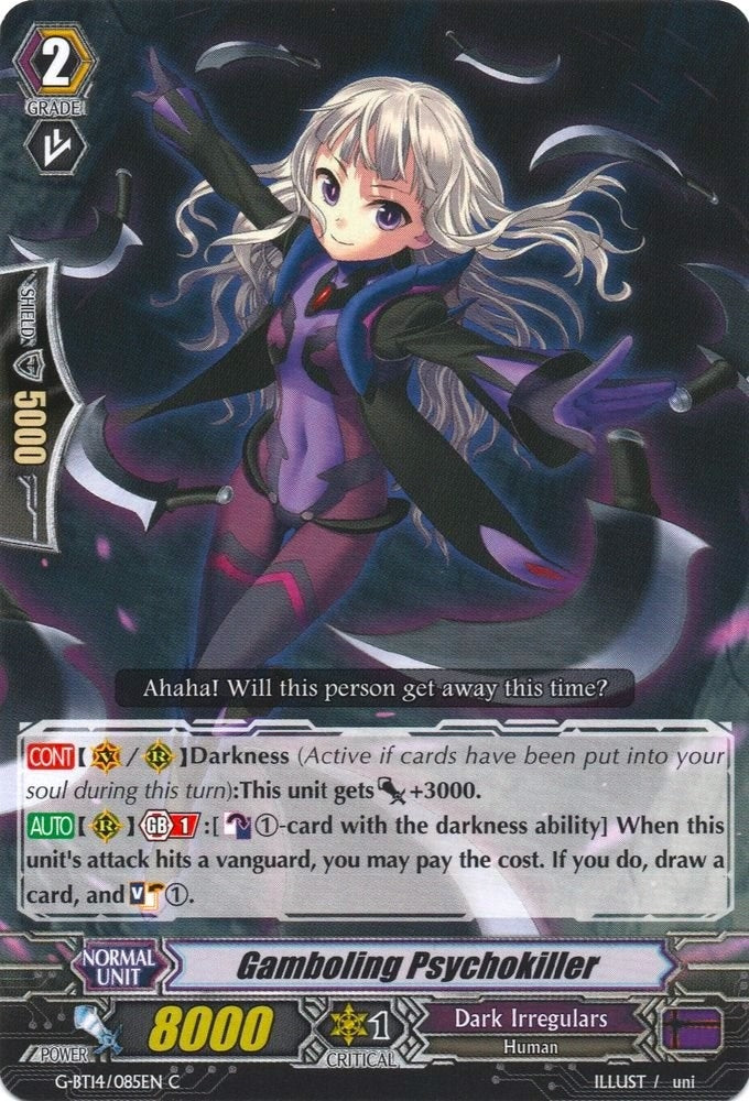 Gamboling Psychokiller (14085) [G-BT14] - Cardfight Vanguard Single