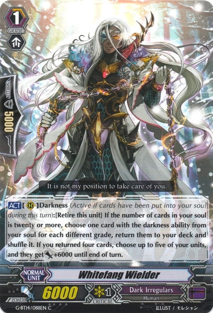Whitefang Wielder (14088) [G-BT14] - Cardfight Vanguard Single