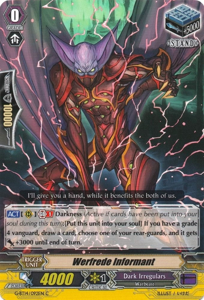 Werfrede Informant (14092) [G-BT14] - Cardfight Vanguard Single